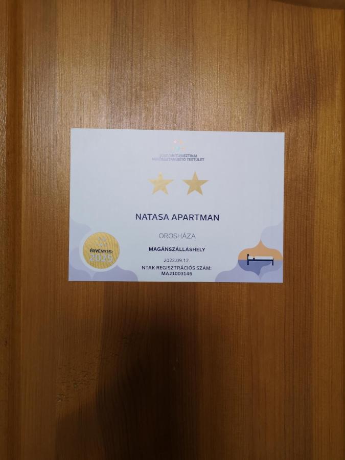 Natasa Apartman Orosháza Екстериор снимка